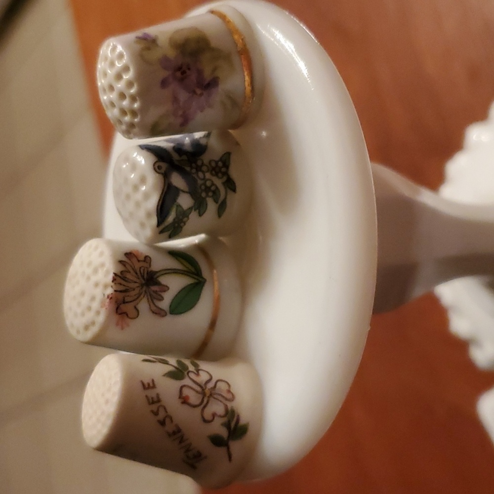 Vintage Porcelain Thimbles